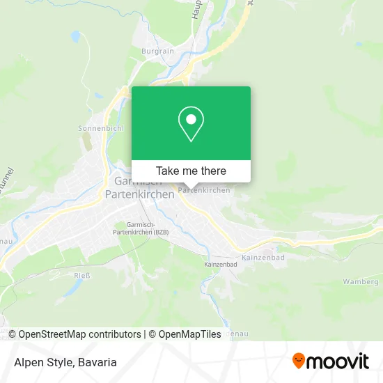 Alpen Style map