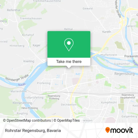 Rohrstar Regensburg map