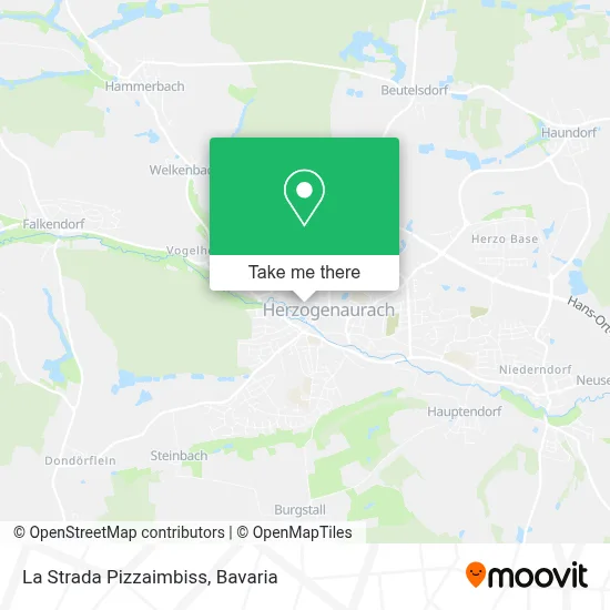 La Strada Pizzaimbiss map