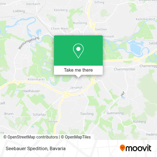 Seebauer Spedition map