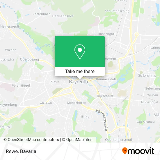 Rewe map