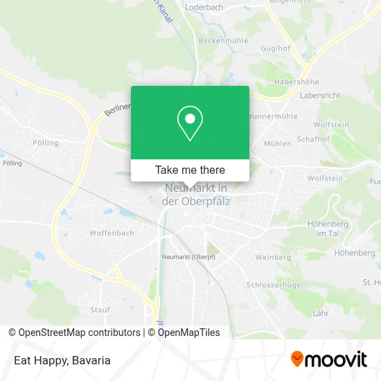 Eat Happy map