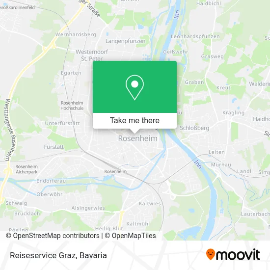 Reiseservice Graz map