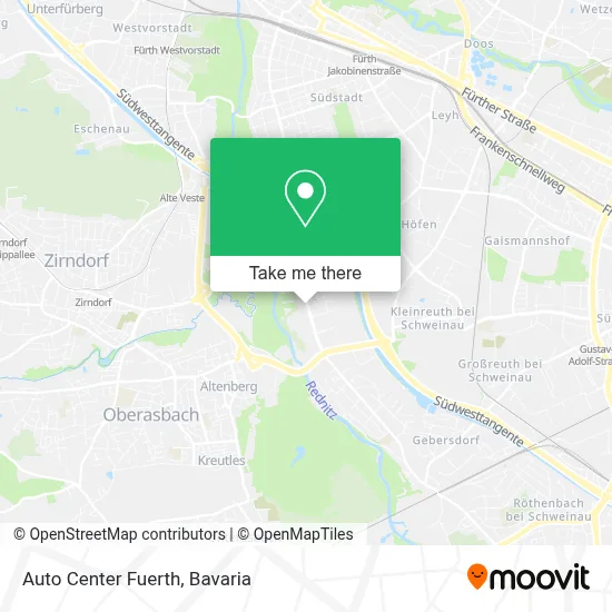 Auto Center Fuerth map