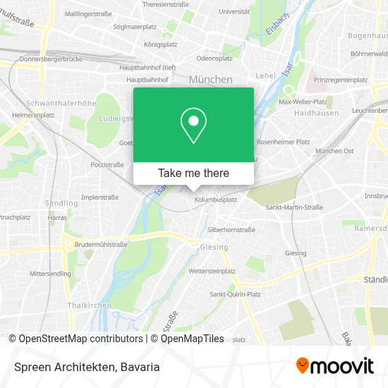 Spreen Architekten map