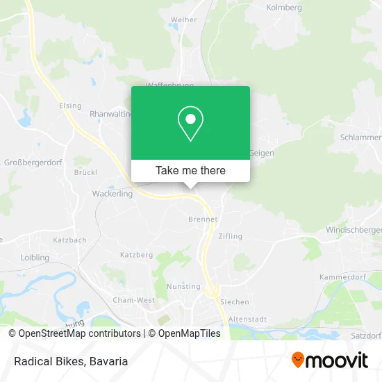 Radical Bikes map