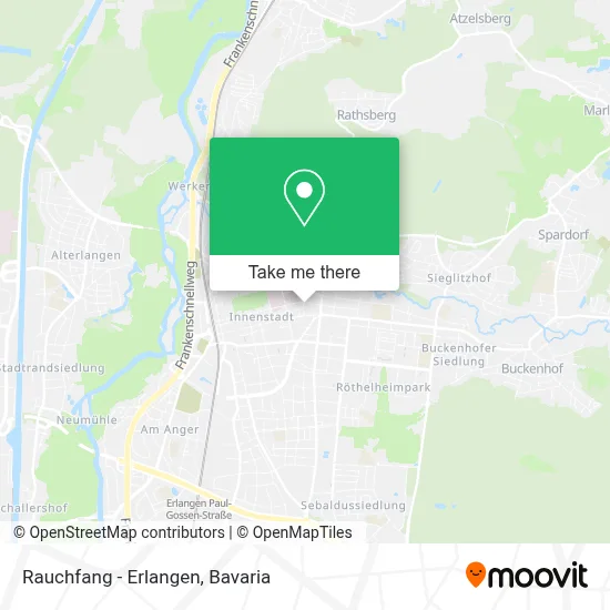 Rauchfang - Erlangen map
