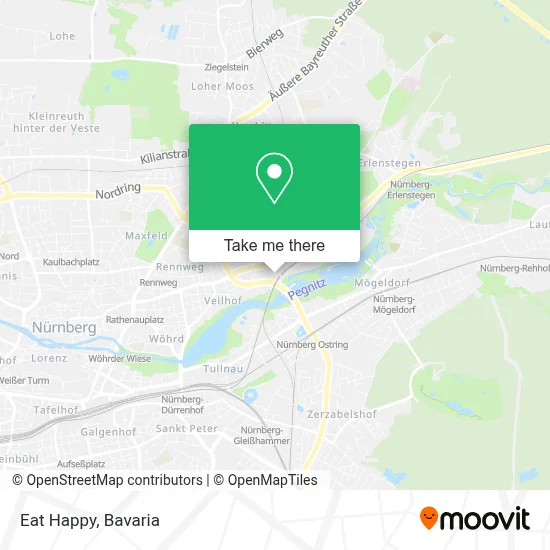 Eat Happy map