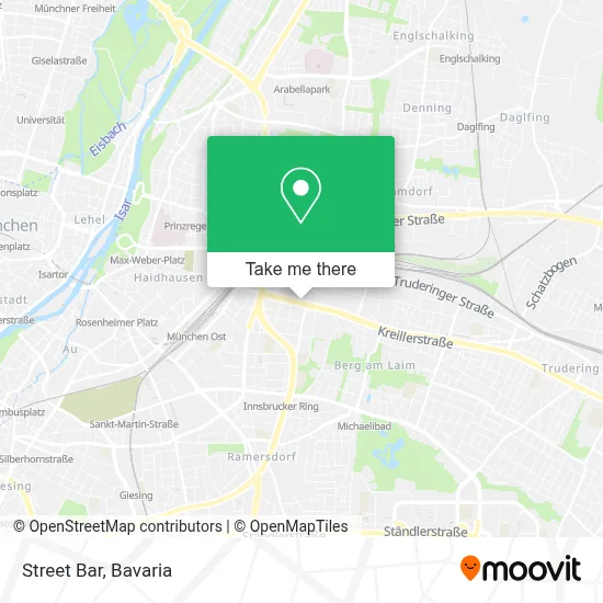 Street Bar map