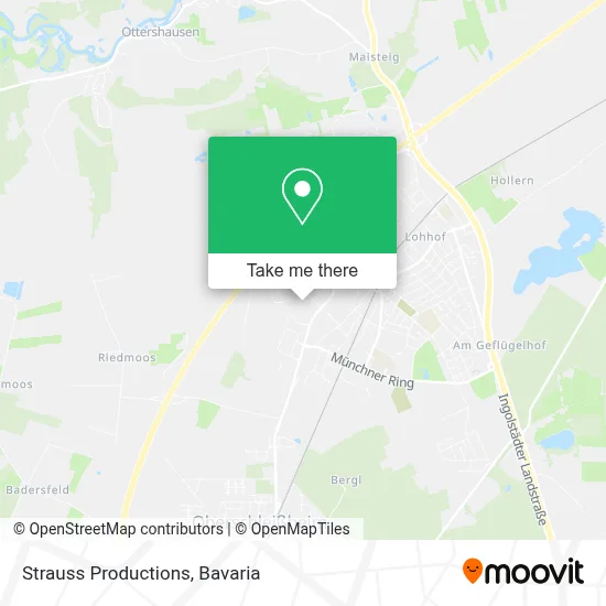 Strauss Productions map