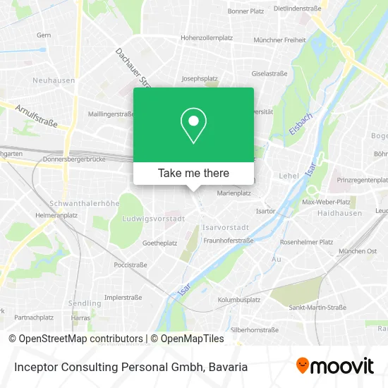 Inceptor Consulting Personal Gmbh map