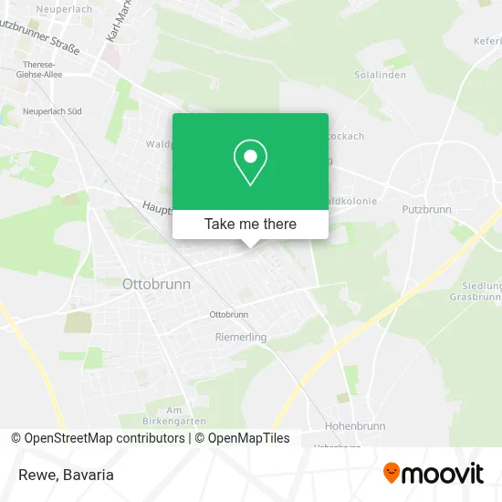 Rewe map