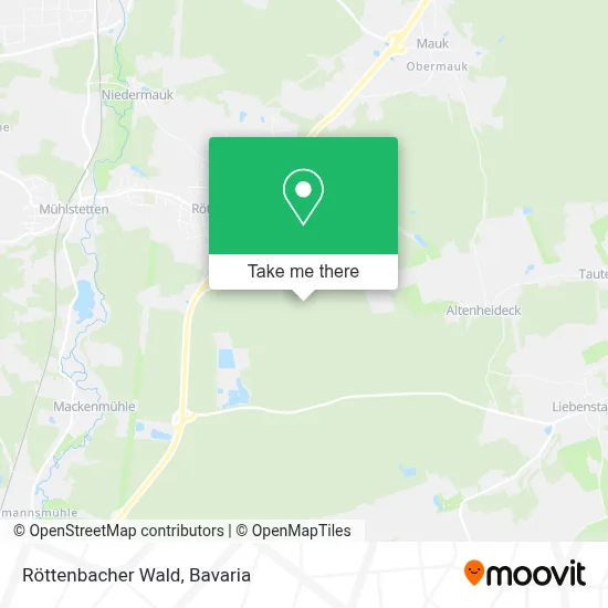 Röttenbacher Wald map