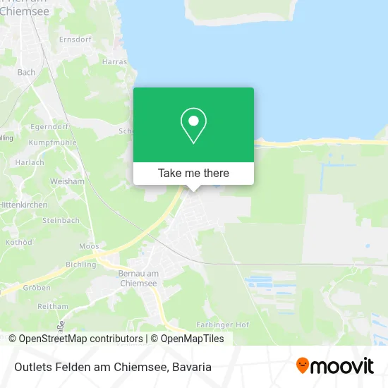Outlets Felden am Chiemsee map