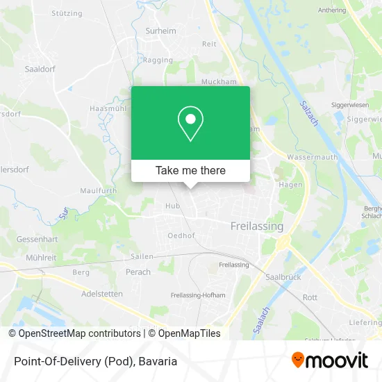 Point-Of-Delivery (Pod) map