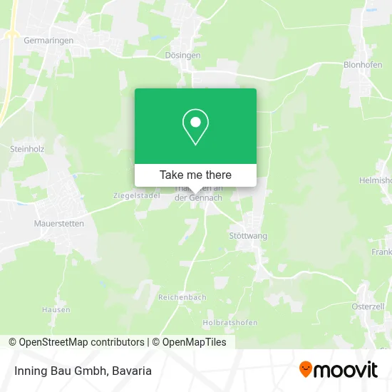 Inning Bau Gmbh map