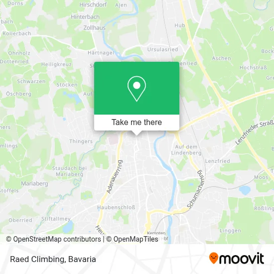 Raed Climbing map