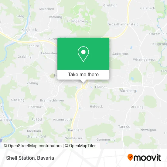 Shell Station map