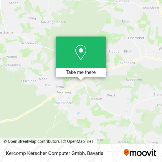 Kercomp Kerscher Computer Gmbh map