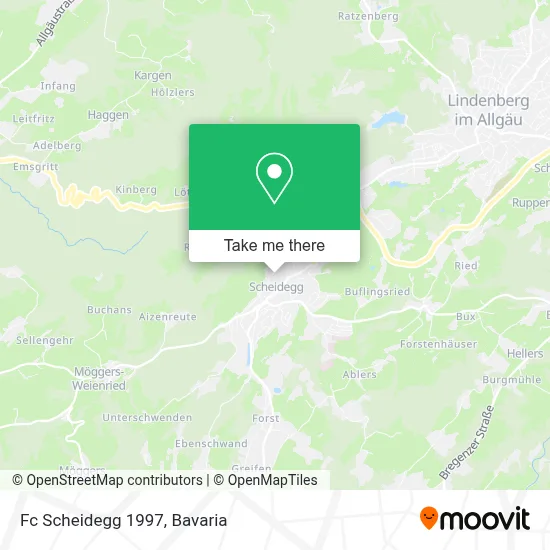Fc Scheidegg 1997 map