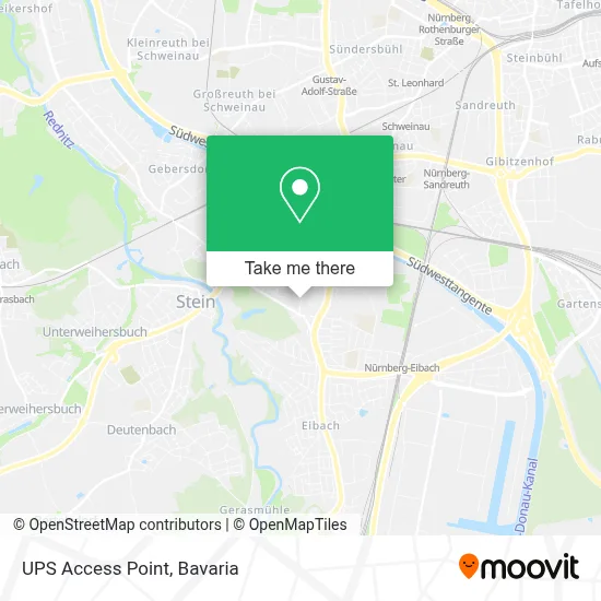 Ups Access Point map