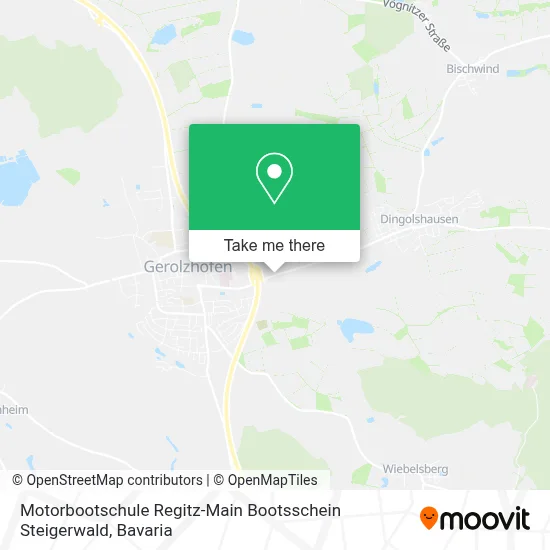 Motorbootschule Regitz-Main Bootsschein Steigerwald map