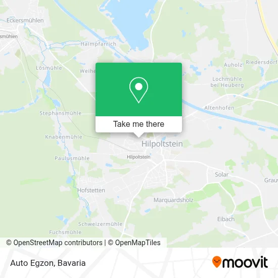 Auto Egzon map