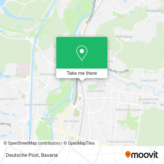 Deutsche Post map