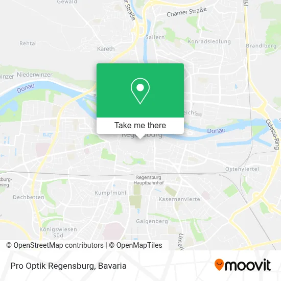 Pro Optik Regensburg map