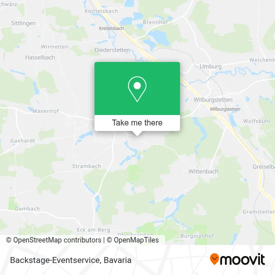 Backstage-Eventservice map
