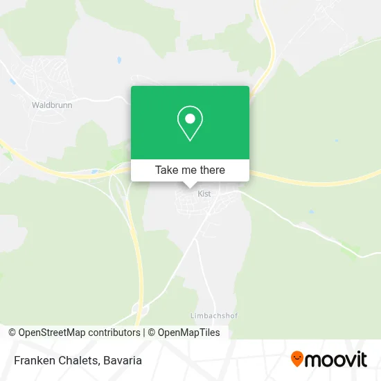 Franken Chalets map