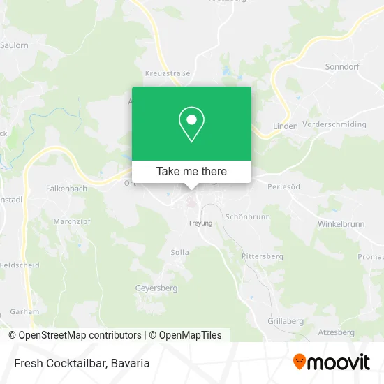 Fresh Cocktailbar map