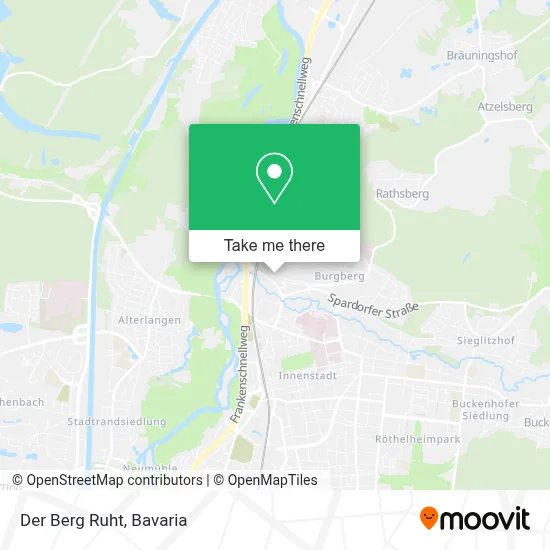 Der Berg Ruht map
