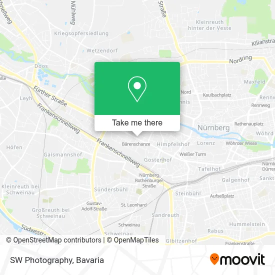 SW Photography map