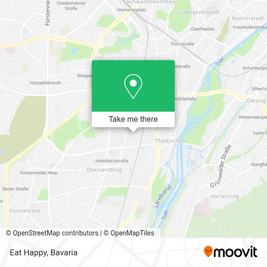 Eat Happy map