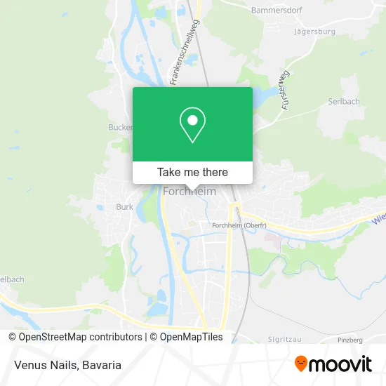 Venus Nails map