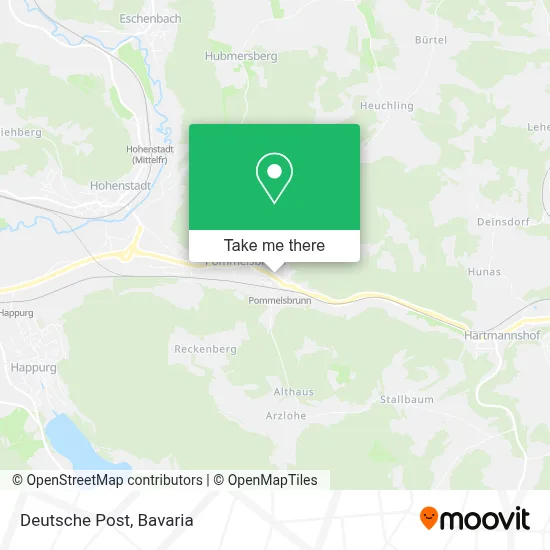 Deutsche Post map
