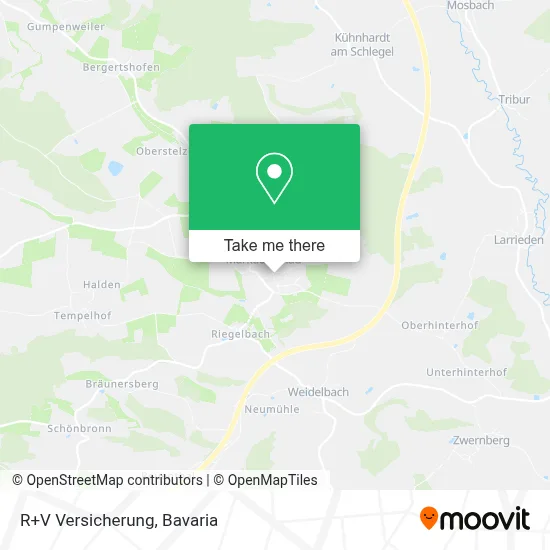 R+V Versicherung map