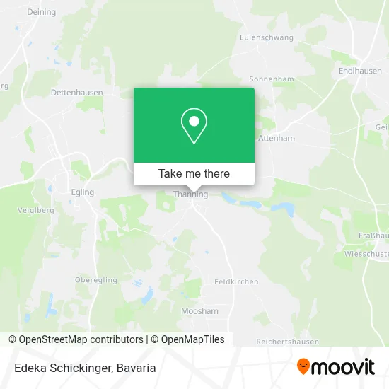 Edeka Schickinger map