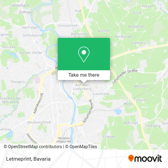 Letmeprint map