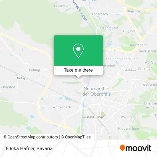 Edeka Hafner map
