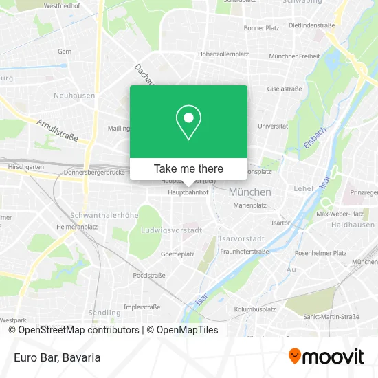 Euro Bar map