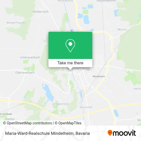 Maria-Ward-Realschule Mindelheim map