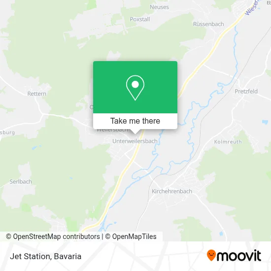 Jet Station map