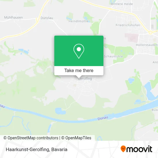Haarkunst-Gerolfing map