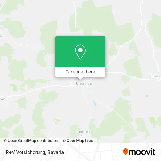 R+V Versicherung map