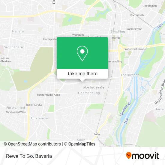 Rewe To Go map