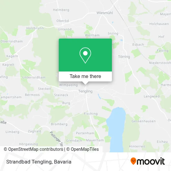 Strandbad Tengling map