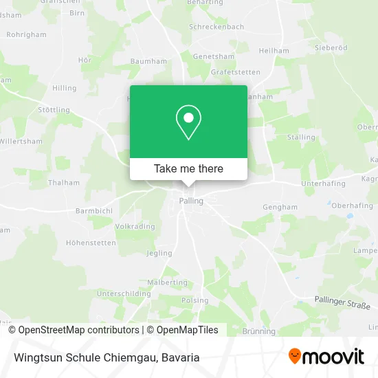 Wingtsun Schule Chiemgau map