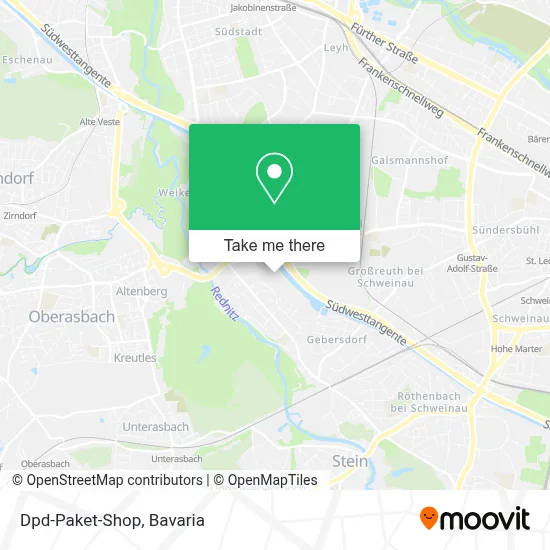 Dpd-Paket-Shop map